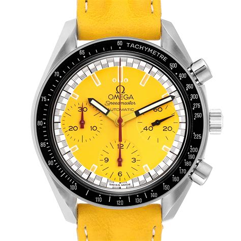 omega speedmaster yellow dial.